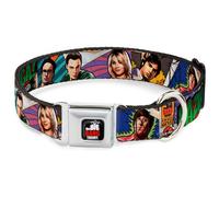 Dog Collar BBTA-THE BIG BANG THEORY Black/White/Red The Big Bang Theory Comic St
