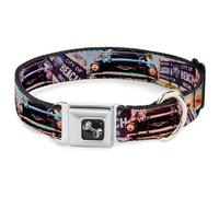 Dog Collar Bone Cali Classic Laguna Beach WIDE-Large 20-31"