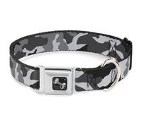 Dog Collar Bone Camo White WIDE-Medium 16-23"