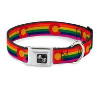 Dog Collar Bone Colorado Flags2 Pride Vintage Small 9.5-13"