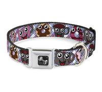 Dog Collar Bone Donuts & Coffee Cartoon WIDE-Medium 16-23"