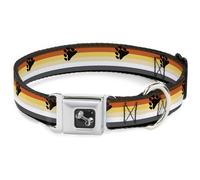 Dog Collar Bone Flag Bear Pride2 Black/Brown/Orange/Yellow/Tan/White/Gray/Black