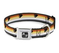 Dog Collar Bone Flag Bear Pride2 Black/Brown/Orange/Yellow/Tan/White/Gray/Black