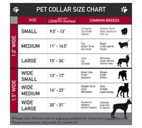 Dog Collar Bone GAMER 1/Heart 8-Bit Black/White/Red WIDE-Medium 16-23"