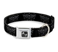 Dog Collar Bone I "Heart House Music" WIDE-Small 13-17"