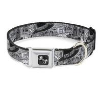 Dog Collar Bone Mi Vida Loca WIDE-Medium 16-23"