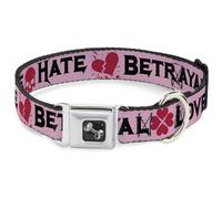 Dog Collar Bone One Dollar Bill Pyramid/Bald Eagle WIDE-Small 13-17"