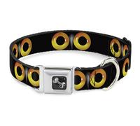 Dog Collar Bone Owl Eyes 2 Medium 11-16.5"