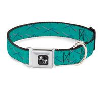 Dog Collar Bone PDX Airport Carpet Old WIDE-Large 20-31"
