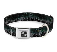 Dog Collar Bone Seattle Vivid Skyline/Space Dust WIDE-Medium 16-23"