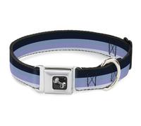 Dog Collar Bone Spectrum Blue Medium 11-16.5"