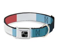 Dog Collar Bone Summer Essentials Color Block 4 WIDE-Large 20-31"