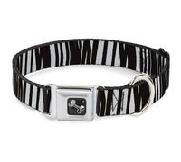 Dog Collar Bone Zebra Small 9.5-13"