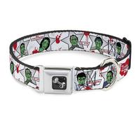 Dog Collar Bone Zombie CHOMP Small 9.5-13"