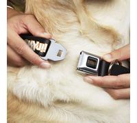 Dog Collar CHKB-HAIKYU Title Logo Full Color Black/Orange HAIKYU Title Logos Bla