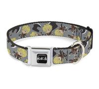 Dog Collar CHPA-Hell's Paradise Kanji Title Logo Full Color Black/White Hell's P
