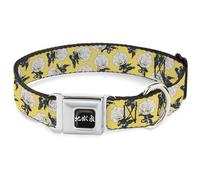 Dog Collar CHPA-Hell's Paradise Kanji Title Logo Full Color Black/White Hell's P