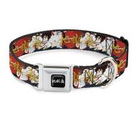 Dog Collar CHPA-Hell's Paradise Kanji Title Logo Full Color Black/White Hell's P