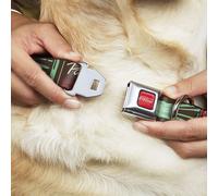 Dog Collar CKAA-DRINK COCA-COLA Logo Full Color Red/White Coca-Cola PAUSE AND RE