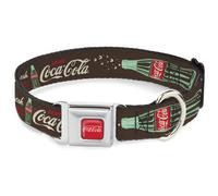 Dog Collar CKAA-DRINK COCA-COLA Logo Full Color Red/White Coca-Cola PAUSE AND RE