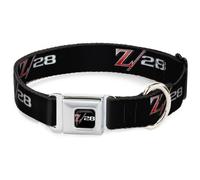 Dog Collar CMS-1969 Camaro Z/28 Emblem Black/Silvers/Red 1969 Camaro Z/28 Emblem