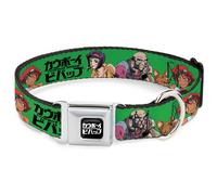 Dog Collar COR-COWBOY BEBOP Title Logo Full Color Black/White COWBOY BEBOP Crew