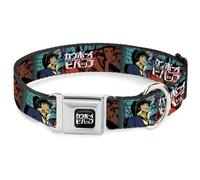 Dog Collar COR-COWBOY BEBOP Title Logo Full Color Black/White COWBOY BEBOP Spike