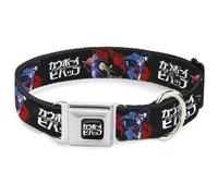 Dog Collar COR-COWBOY BEBOP Title Logo Full Color Black/White COWBOY BEBOP Spike