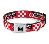 Dog Collar CSV-SHELBY Tiffany Split Full Color Black/White SHELBY 60th ANNIVERSA