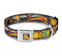Dog Collar CTB-Dog & Cat Pose Full Color CATDOG Characters Running - Medium 11-1