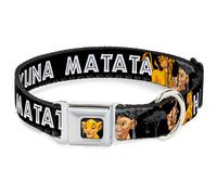 Dog Collar DYAC-Simba2 CLOSE-UP Full Color Lion King Simba & Nala HAKUNA MATATA