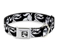 Dog Collar DYACG-Nightmare Before Christmas Zero Smiling Full Color Black/White