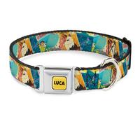 Dog Collar DYAPH-LUCA Logo Full Color Yellow/Black Luca The Piazza Poster Collag