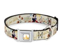 Dog Collar DYAZA-Disney Princess Crown Full Color Golds Snow White and the Seven