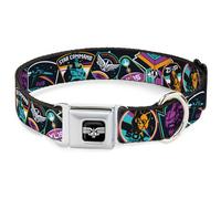 Dog Collar DYBLY-Lightyear Star Command Wings Logo Full Color Black/White Lighty