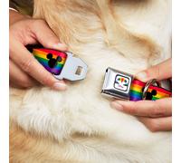 Dog Collar DYBTH-DISNEY Mickey Mouse Pride Ears Icon Full Color White/Multi Colo