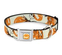 Dog Collar DYCEF-The Nightmare Before Christmas Pumpkin Ivory/Orange The Nightma