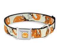 Dog Collar DYCEF-The Nightmare Before Christmas Pumpkin Ivory/Orange The Nightma