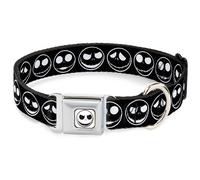Dog Collar DYDEC-The Nightmare Before Christmas Jack Smiling Full Color White/Bl