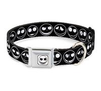 Dog Collar DYDEC-The Nightmare Before Christmas Jack Smiling Full Color White/Bl