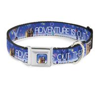 Dog Collar DYFQ-Flying House w/Balloons Full Color ADVENTURE IS OUT THERE/Carl o