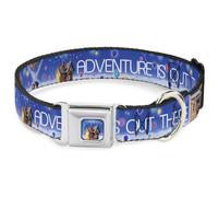 Dog Collar DYFQ-Flying House w/Balloons Full Color ADVENTURE IS OUT THERE/Carl o