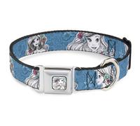 Dog Collar DYFR-Ariel Sketch2 Pose Full Color Blue Ariel Poses/Shells Sketch Blu