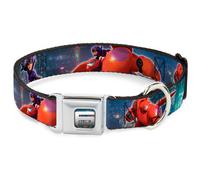 Dog Collar DYFW-Big Hero "6"/San Fransokyo Skyline Full Color Hiro & Baymax Acti