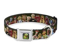 Dog Collar DYHX-Kermit the Frog Pose Full Color Green Glow Muppets 20-Character