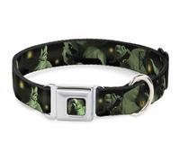 Dog Collar DYIM-Oogie Boogie Face CLOSE-UP Full Color Oogie Boogie 4-Poses Black