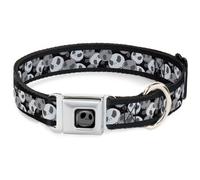 Dog Collar DYKC-Jack Expression5 Black/Silver NBC Jack Expression Stacked Black/