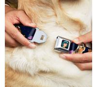 Dog Collar DYR-Jasmine CLOSE-UP Full Color Aladdin & Jasmine Magic Carpet Ride S