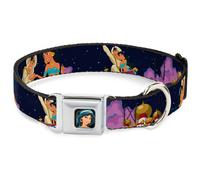 Dog Collar DYR-Jasmine CLOSE-UP Full Color Aladdin & Jasmine Magic Carpet Ride S