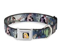 Dog Collar DYZ-Sleeping Beauty Full Color Sleeping Beauty Woods Scenes Medium 11